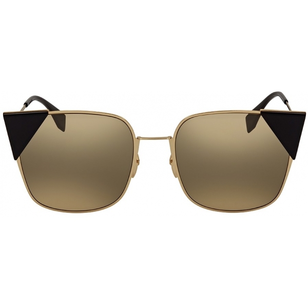 fendi brown monochromatic square ladies sunglasses ff 0191 s 0002m 2