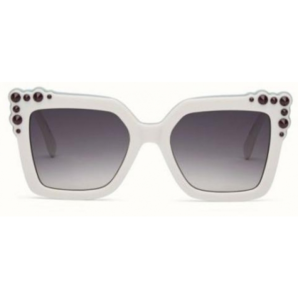 fendi white new 0260s 0ga9o 52 aqua dark gray sunglasses 1 0 540 540