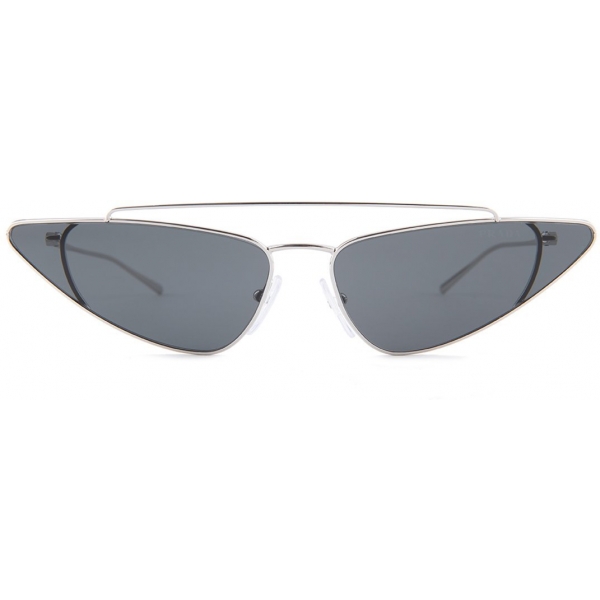 prada sunglasses prada spr63u silver cat eye women sunglasses 68mm designer eyes 8053672896749
